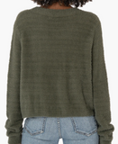 Maxine Scoop Neck Fuzzy Sweater