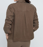 Button Front Lightweight Woven Jacket