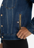 Classic Jean Jacket With Bling