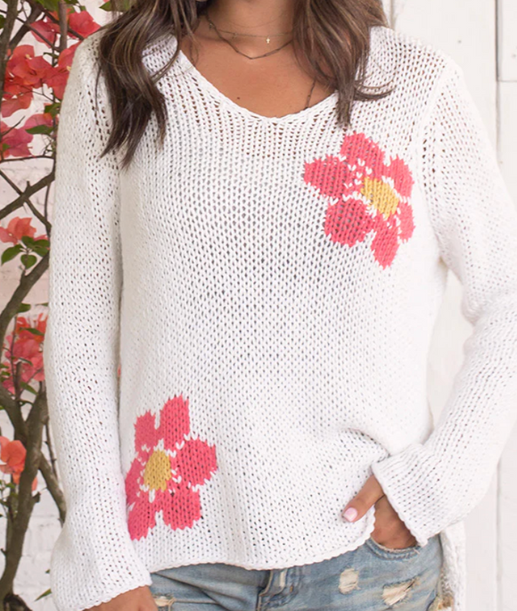 Daisy V Sweater