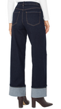 Morgan Cuffed Wide Leg Jean