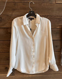 Long Sleeve Button Front Blouse