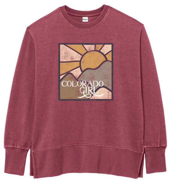 Colorado Girl Weathered Fleece