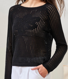 Bell Sleeve Open Stitch Sweater