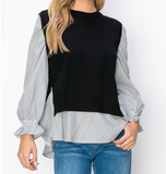 Winona Woven Shirt with Vest