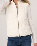 Sleeveless Reversible Zip Front Quilted Sweater Vest