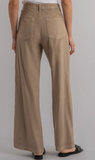 Meg High Rise Wide Leg Pant with Patch Pockets