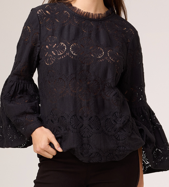 Lace Statement Top