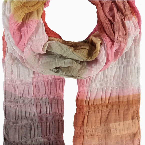 Sustainability Edition Pilsse Ombre Plaid Scarf