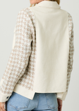 Houndstooth Mix Corduroy Jacket