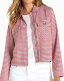 Shacket with Flap Pockets
