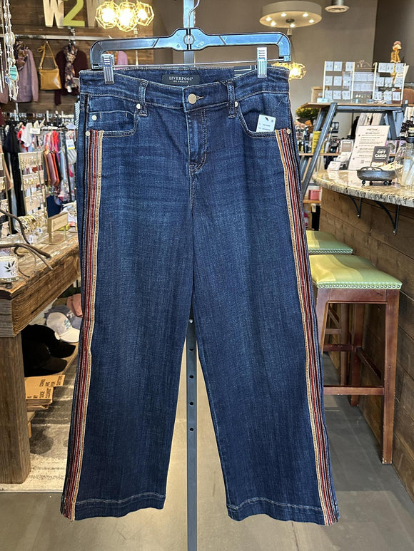 Stride Wide Leg with Velvet Trim