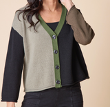 Yin Yang Colorblock Cardi