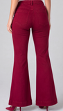 Hannah Comfort Waist Flare with Wide Hem