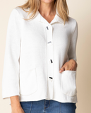 Sweater Together Pleat Back Jacket