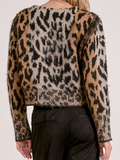 Crop Cheetah Cardigan