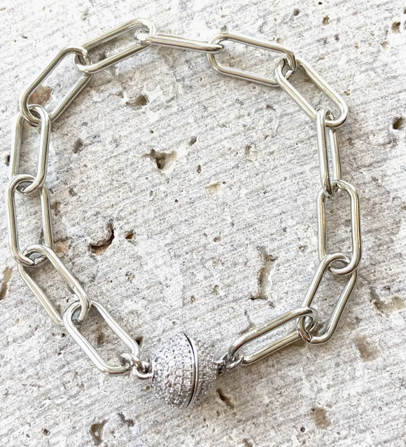 Paperclip Magnetic Bracelet