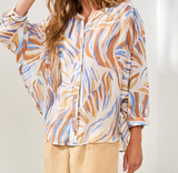 Flowy Dolman Sleeve Blouse