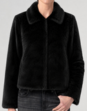 Collared Faux Fur Jacket