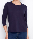 3/4 Sleeve Jersey Top