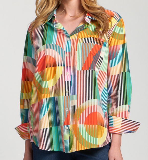 Boyfriend Button Up Top