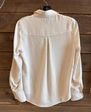 Long Sleeve Button Front Blouse