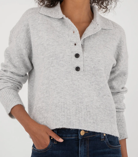 Lilia Button Front Sweater