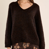Slouchy V-Neck Sweater