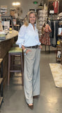 Hi Rise Wide Leg Trouser