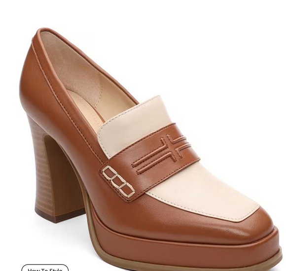 Westlake Leather Loafer Pumps