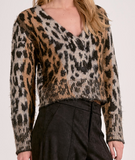 Crop Cheetah Cardigan