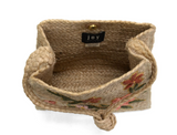 Daisies Zoe Jute Crossbody Purse