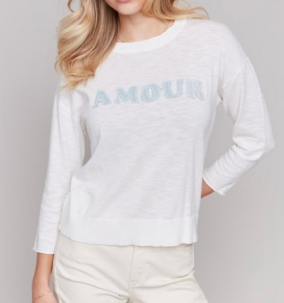 Amour Crew Neck Sweater