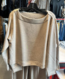 Long Sleeve Boat Neck Top