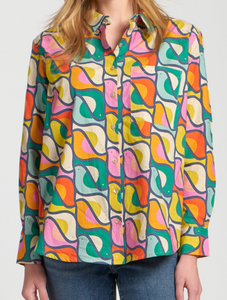 Boyfriend Button Up Top