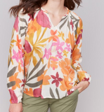 Floral Popover Blouse