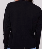 Jacquard Crew Neck Sweater