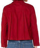 Pleat Back Crop Jacket