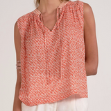 Printed Sleeveless Top