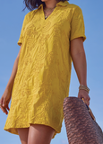 Short Sleeve Tunic Dress