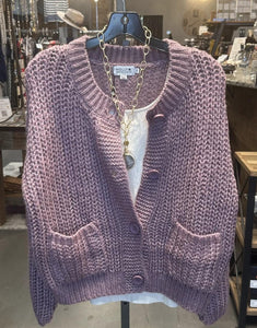 Button Front Short Cardigan