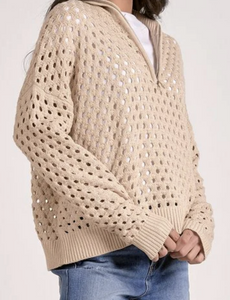 Arabella Chunky Zip Sweater