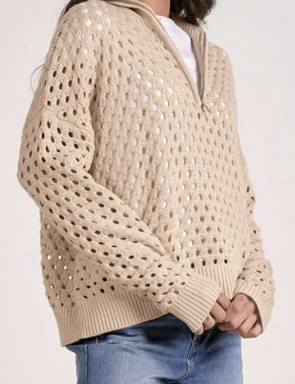 Arabella Chunky Zip Sweater