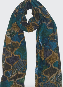 Damask Print Scarf
