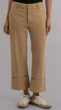 Sienna High Rise Straight Leg Roll Pant