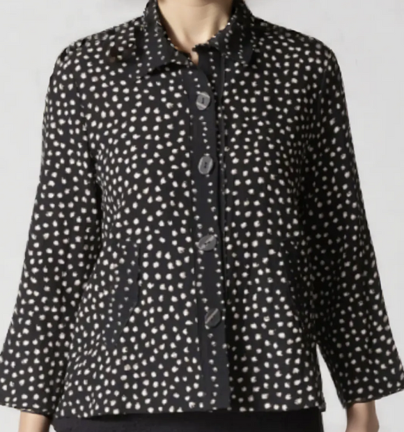 Express Dot Mix Pleat Back Jacket