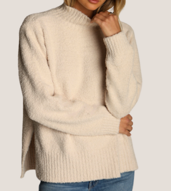 Mock Pullover Sweater