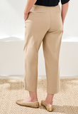 Flatten It Pull On Capri with Snap Vent