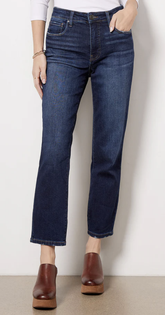 Reese High Rise Fab Ab Ankle Straight
