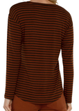 Long Sleeve Scoop Neck T-shirt